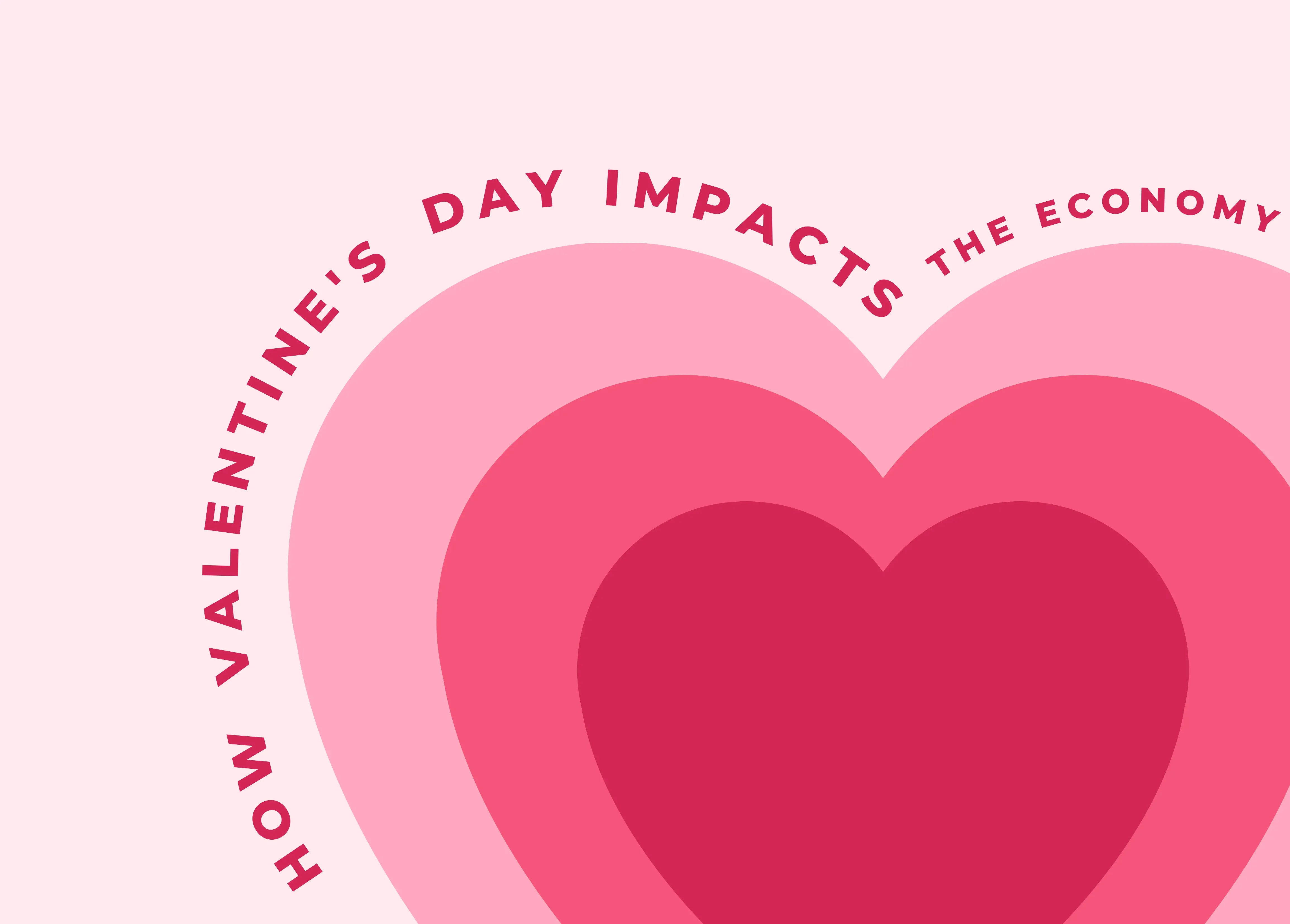 Three hearts in pink with title of the article